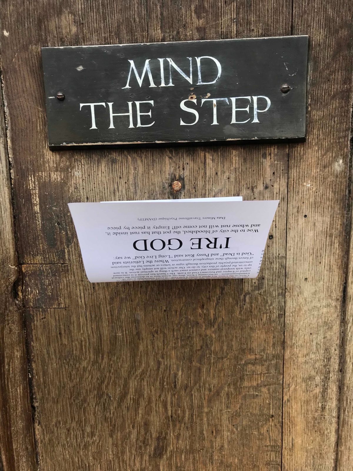 Mind The Step - I're God